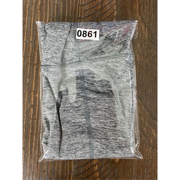 Nike Dri Fit Leggings Women M Gray Athletic Stretch Workout Pants Athleisure - Picture 8 of 8